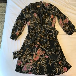 Floral Japanese coat
