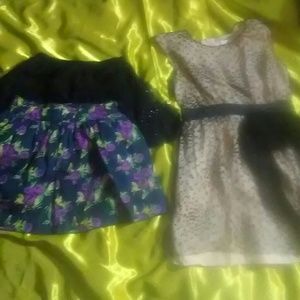 Size 6 skirt/dress bundle