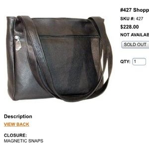 Real Leather Handbag