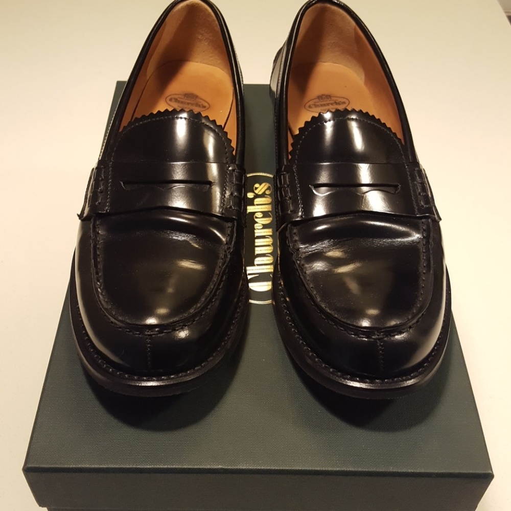 EUC Church's Classic Black Loafers