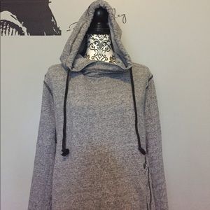 Gray and Black Hoodie