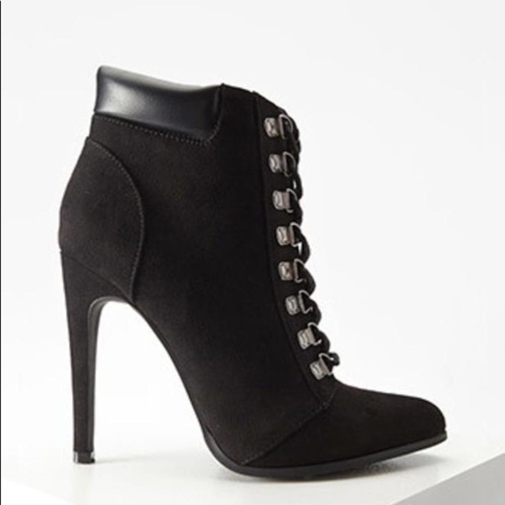 Forever 21 suede booties