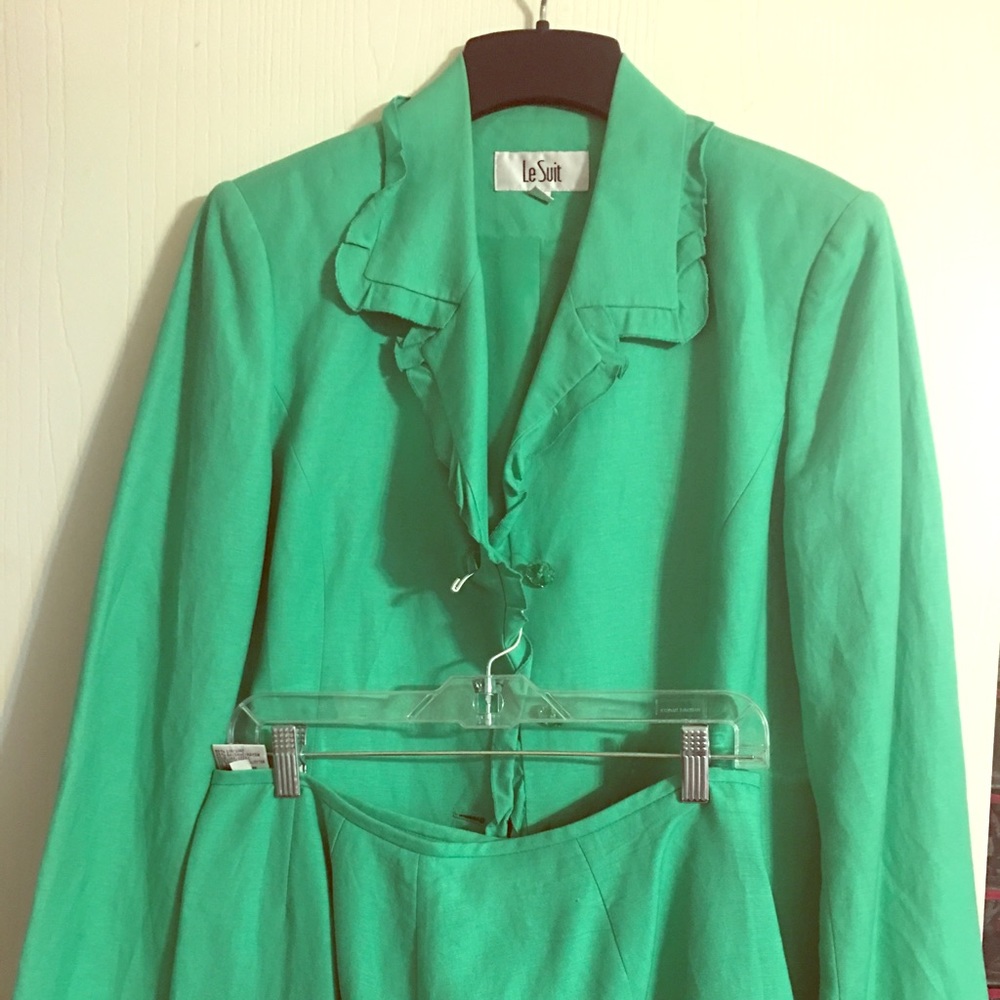 Green suit
