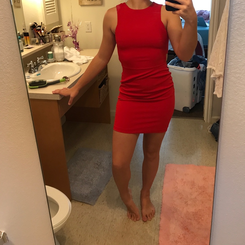 Red dress
