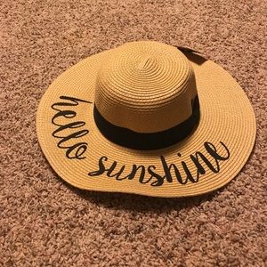 Hello sunshine beach hat
