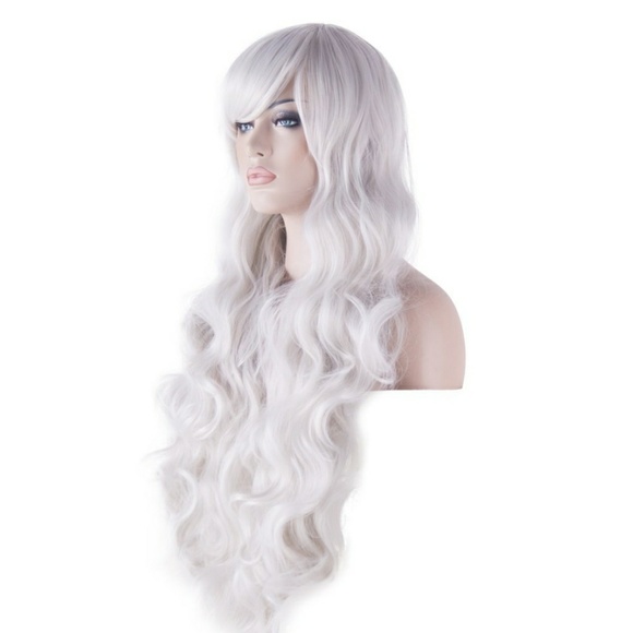 White Wavy Beauty Wig 24-28 inches!! main image 4