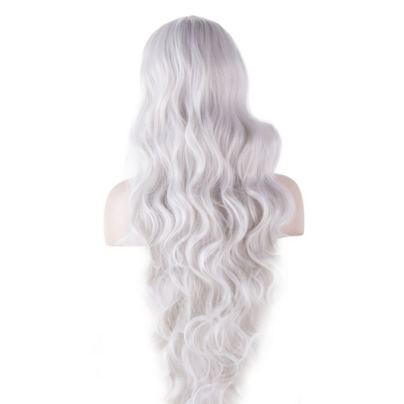 White Wavy Beauty Wig 24-28 inches!!