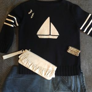 Liz Claiborne Sailboat Sweater