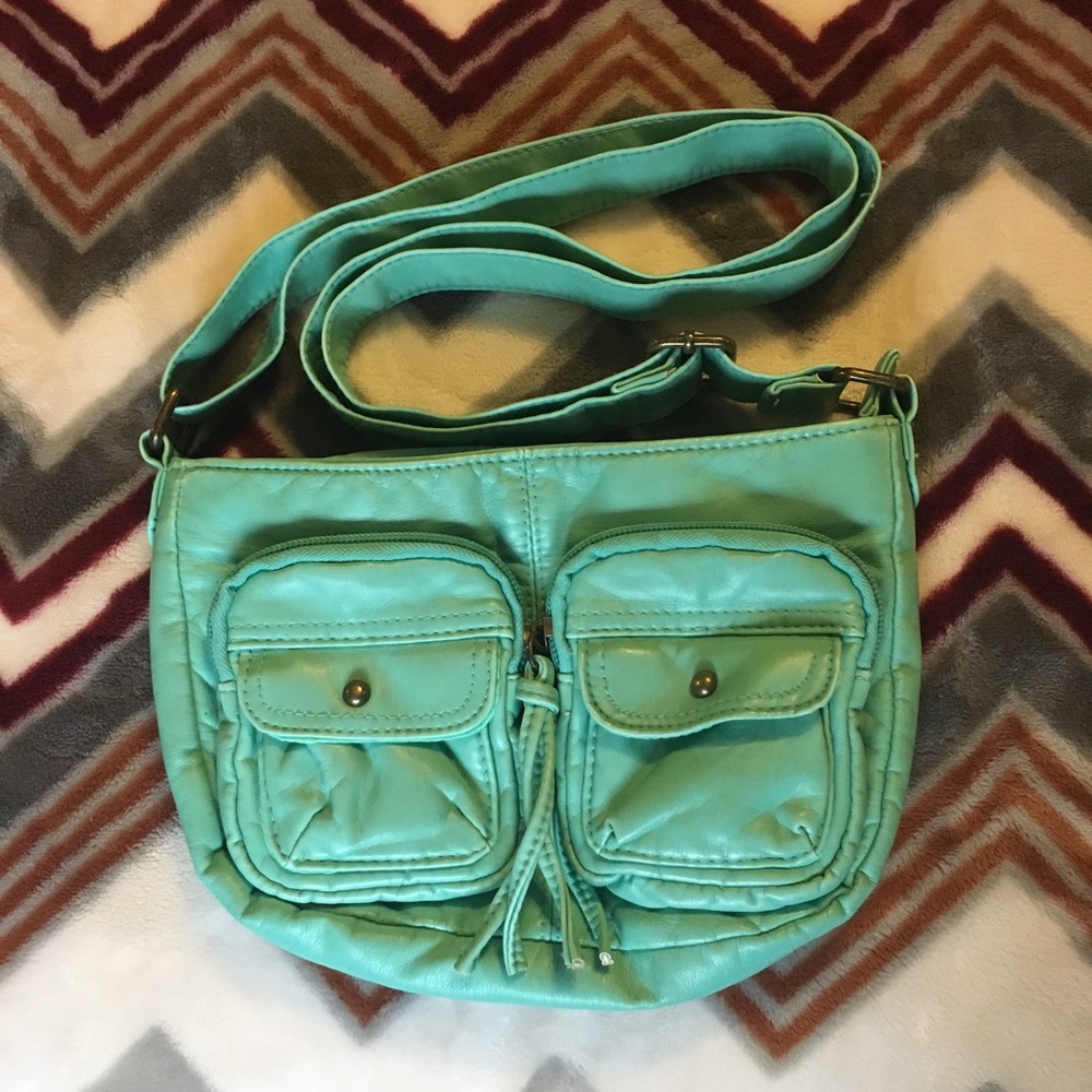 Small Teal Mossimo Satchel