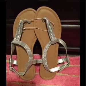 Sliver sandals