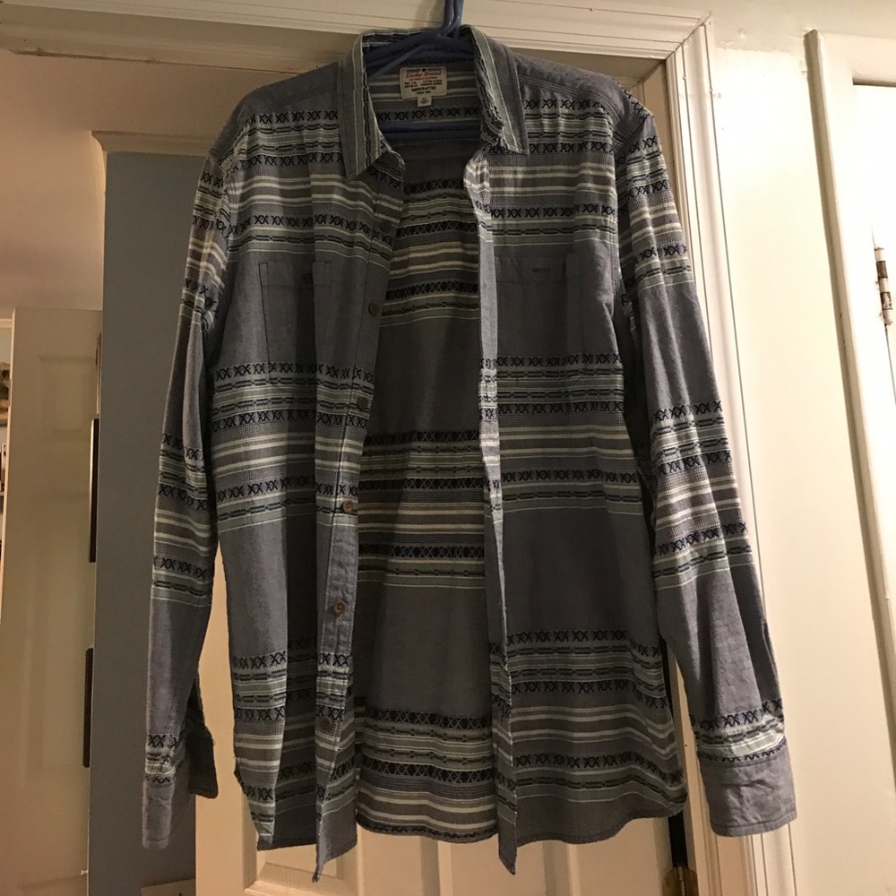 Aztec Print Button Down - image 1