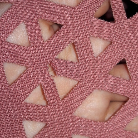 Maxi mauve dress with pockets - Picture 7 of 8