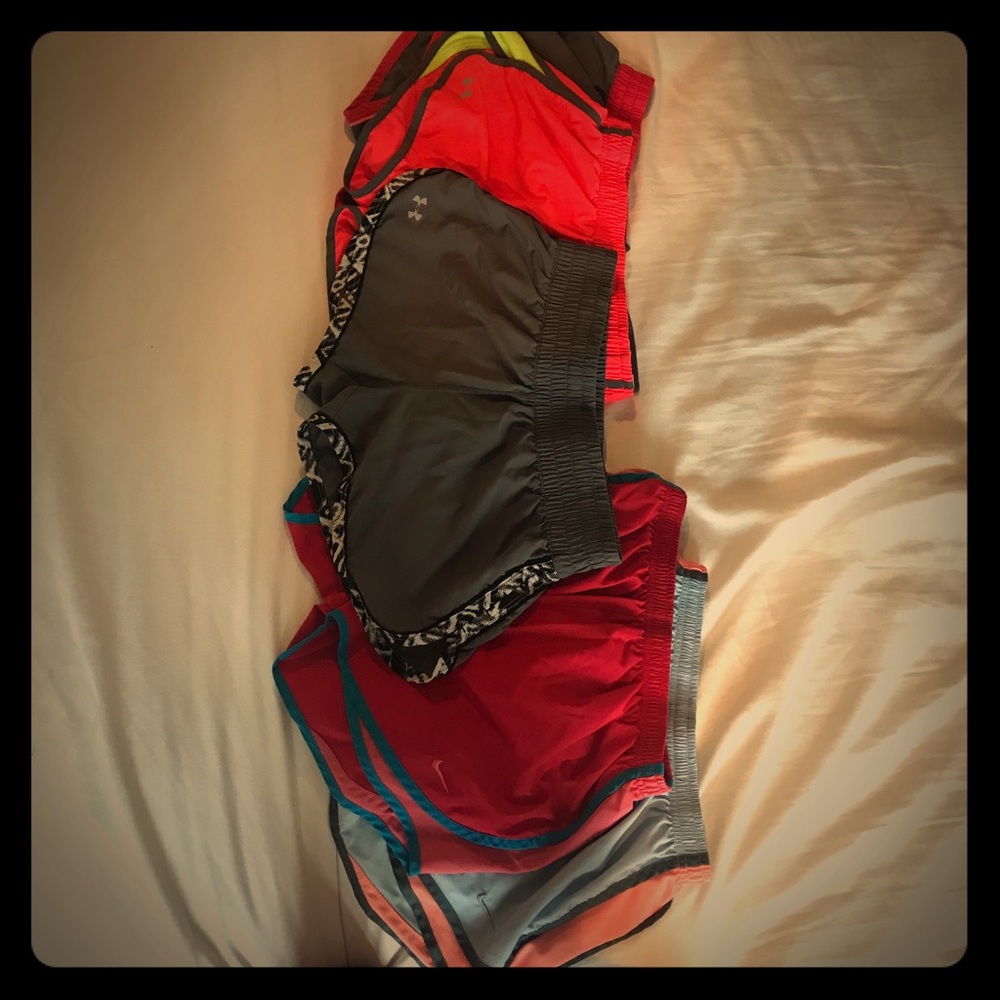 Under Armour and Nike shorts