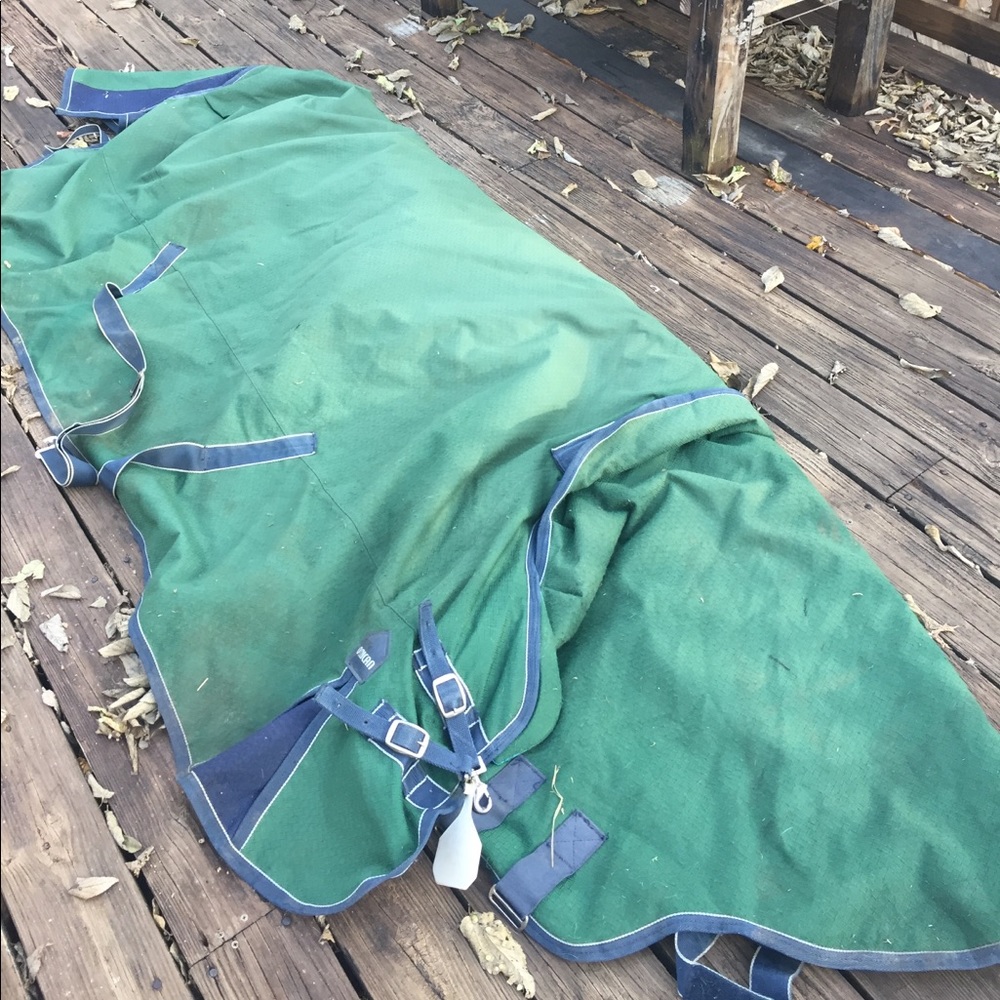 84” heavyweight weatherbeeta blanket with neck