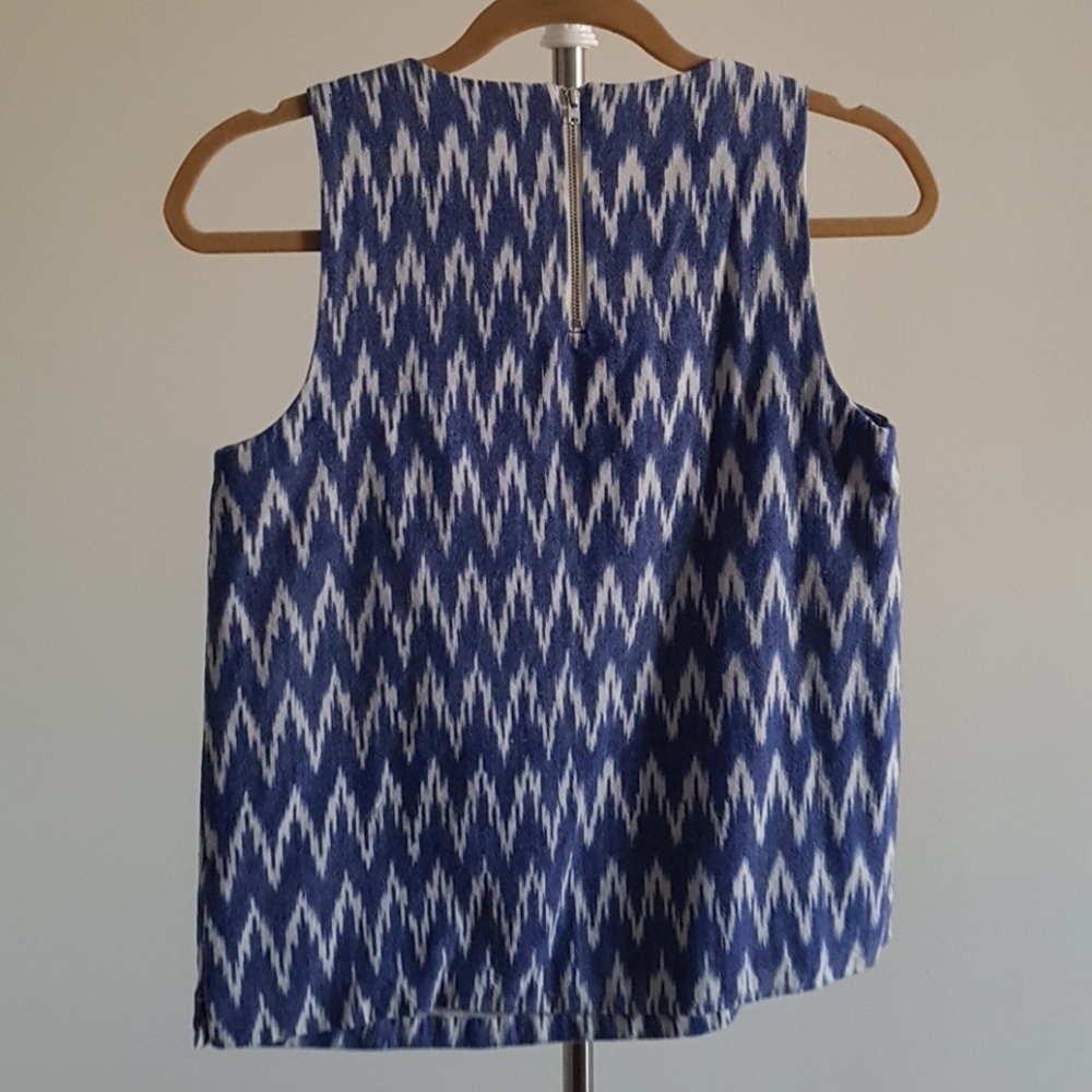 J. Crew Ikat Print Shell - Picture 5 of 5