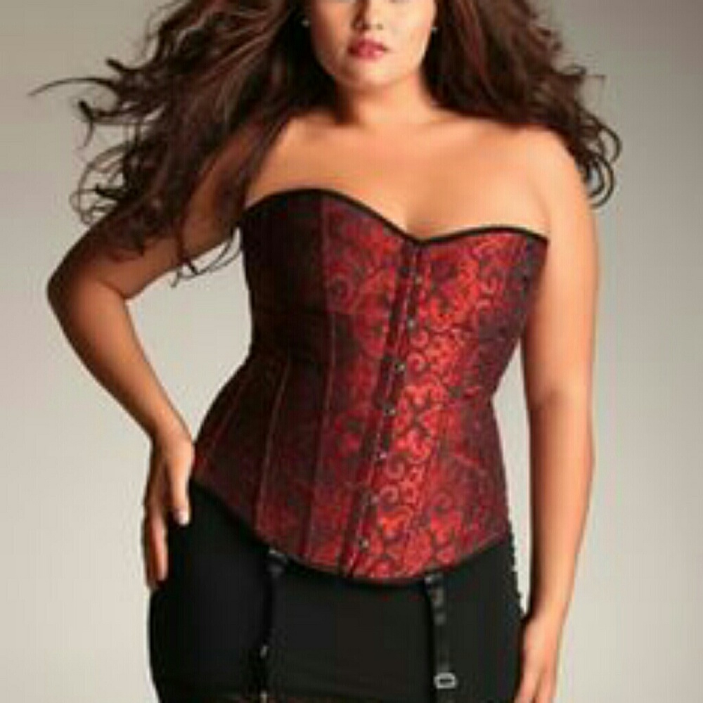 🌹NWOT Red/Black Corset🌹