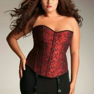 🌹NWOT Red/Black Corset🌹