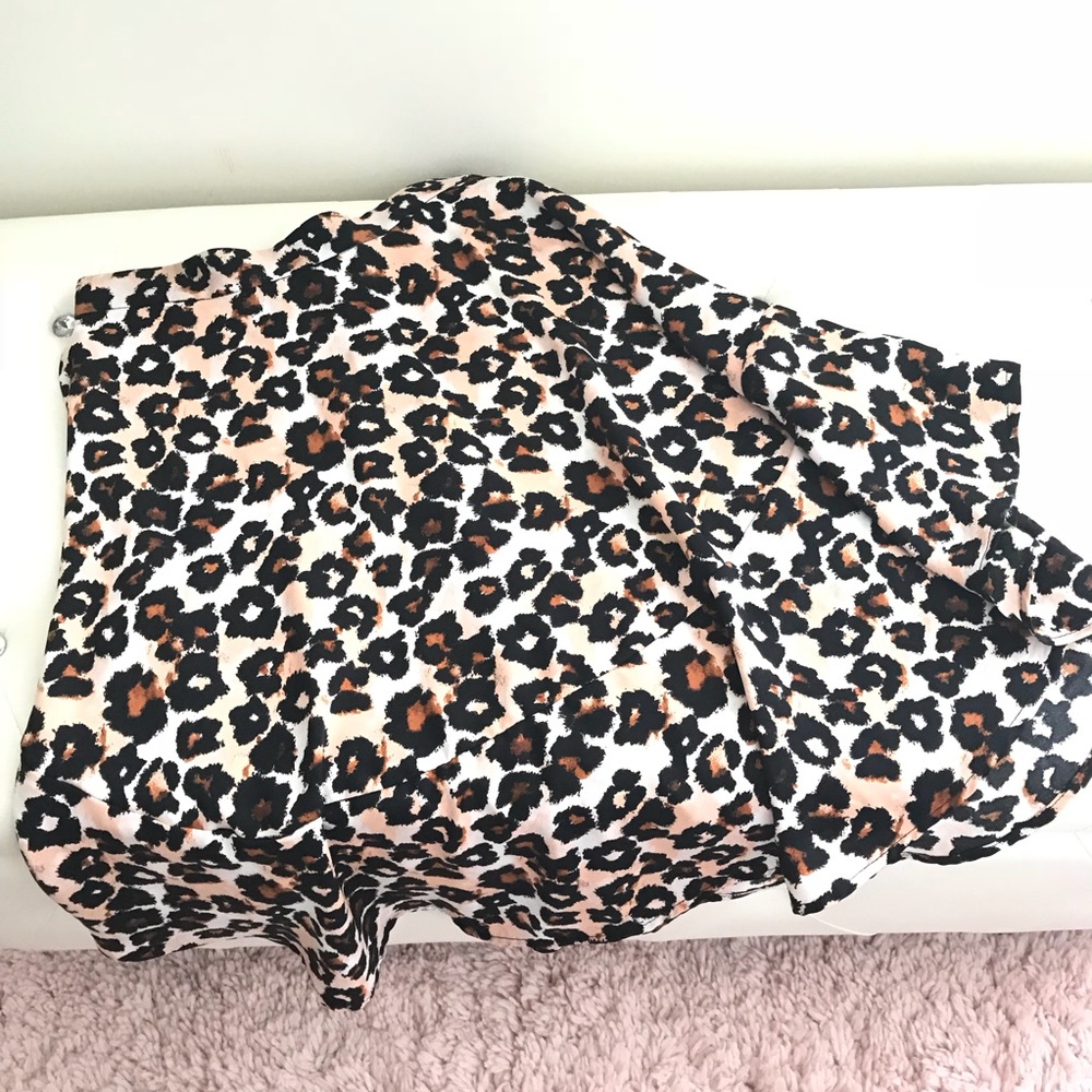 H&M Animal Print Circle Skirt