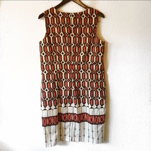 Talbots Geometric Shift Dress