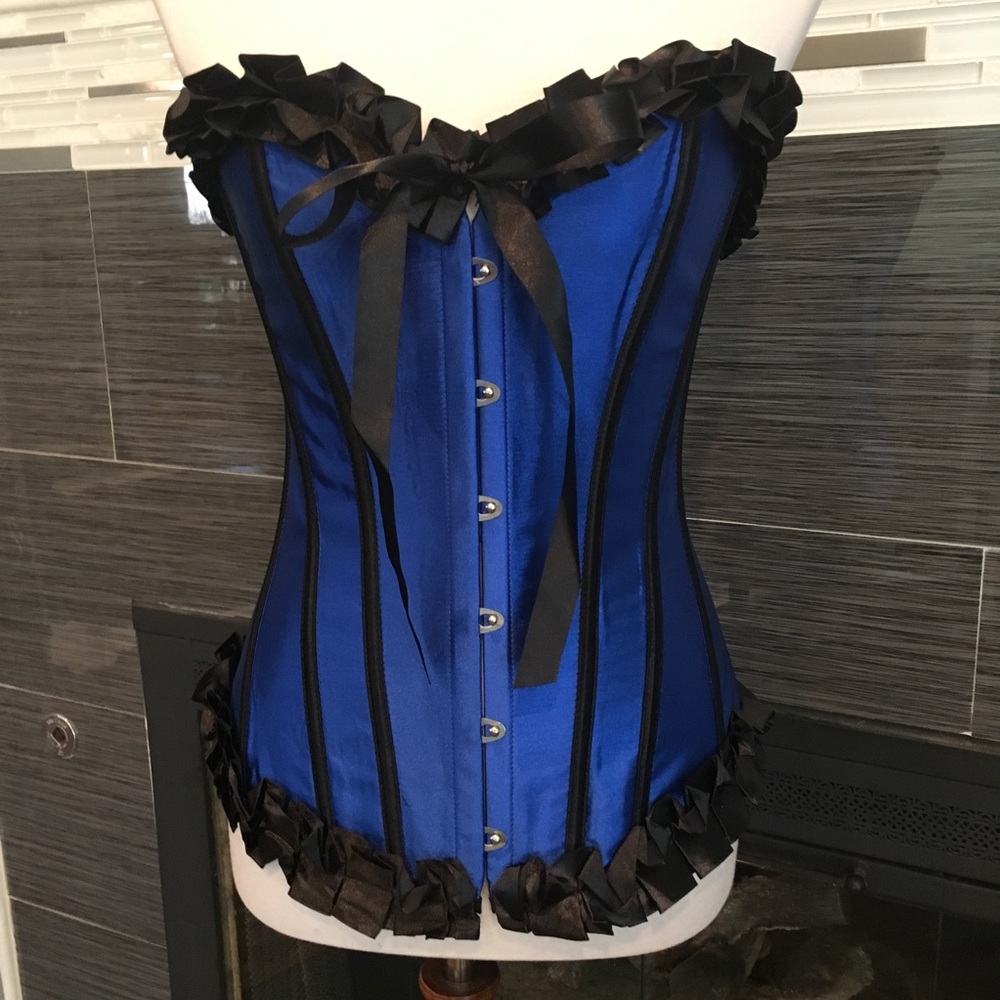 Black and Blue Corset