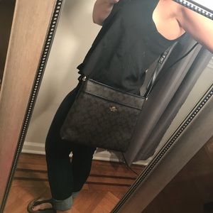 Coach Sig File Crossbody Bag NWT