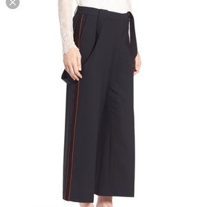 Olivia Palermo x Nordstrom Suspender Pants