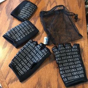 Yoga gloves and grip socks