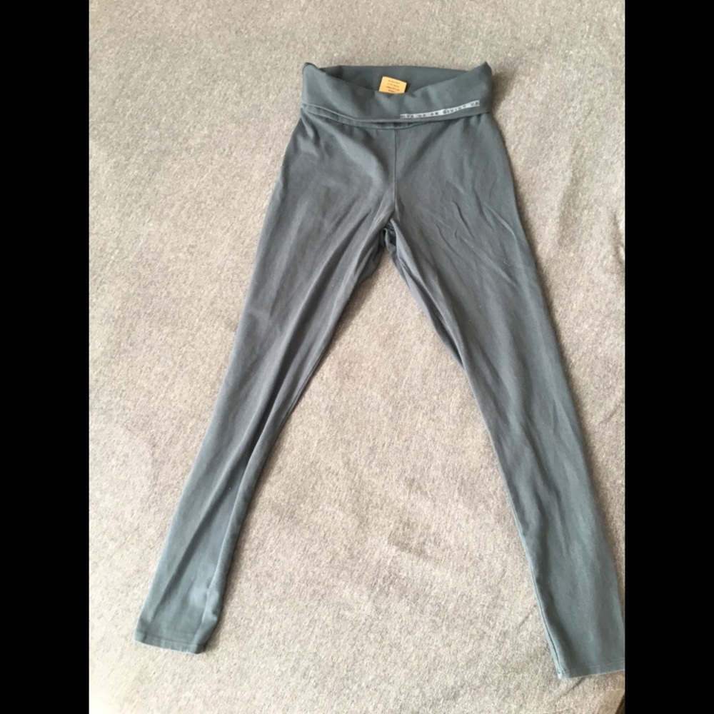 Yoga pants grey-blue