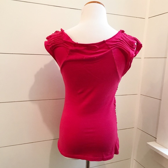 (A) Anthropologie Pink and Feminine Blouse - Picture 4 of 6