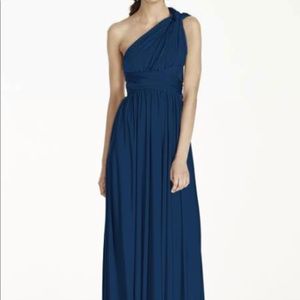 David’s Bridal Versa dress in Marine size L