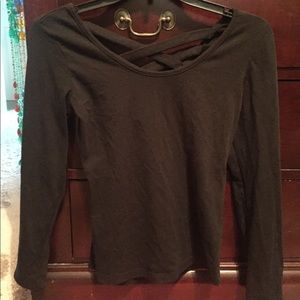 Black long sleeve shirt