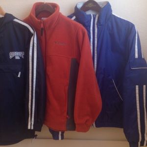 Bundle of lightweight  jackets for boys size 10–12