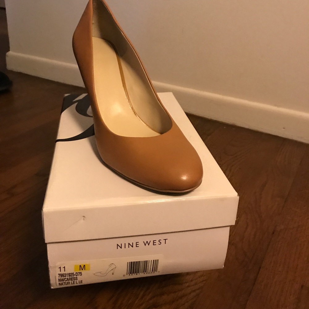 Almond toe pumps