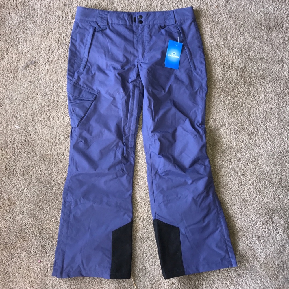 Women's LARGE purple ski pants