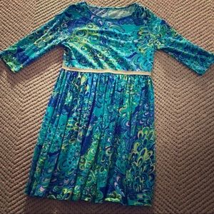 Girls L(10-12) cotton Lilly Pulitzer Dress. EUC