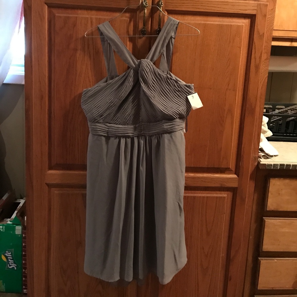 Gray cocktail party dress! Perfect for New Years!!