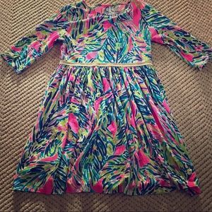 Girls L(10-12) Lilly Pulitzer cotton dress. EUC.