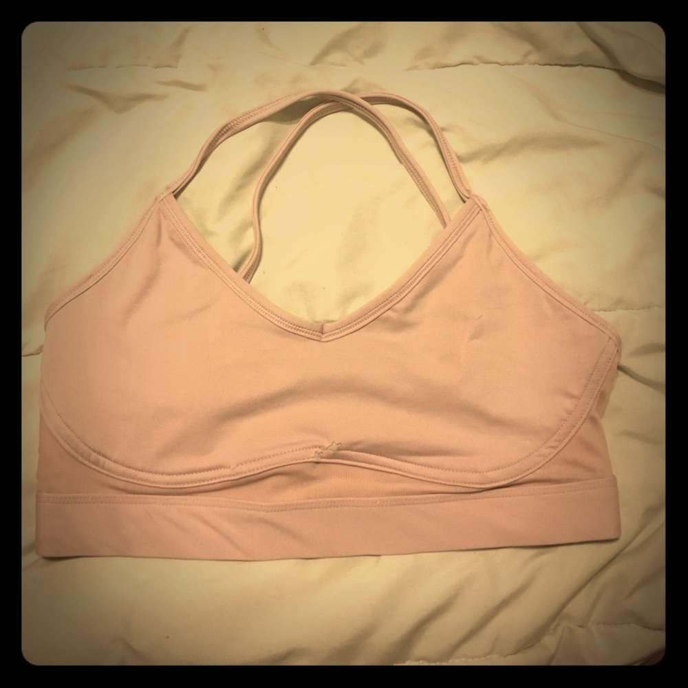 Pink forever21 sports bra