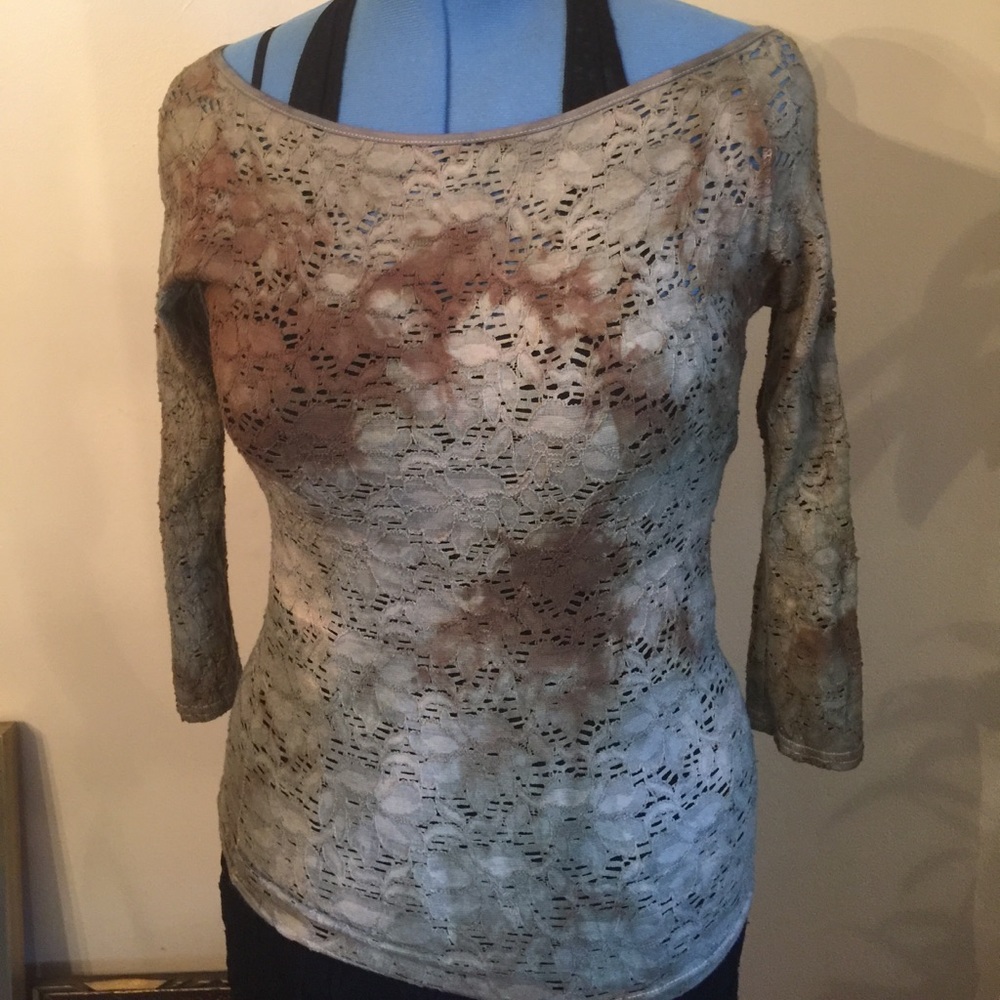 Sharagano hand dyed top