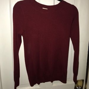 J Crew sweater - Maroon