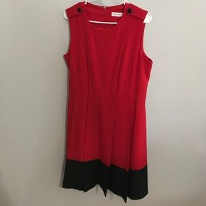 Calvin Klein red dress