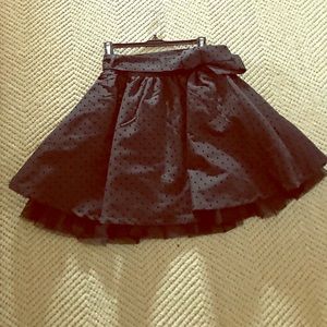 Children’s place size 6x/7 skirt. NWT. Black dots