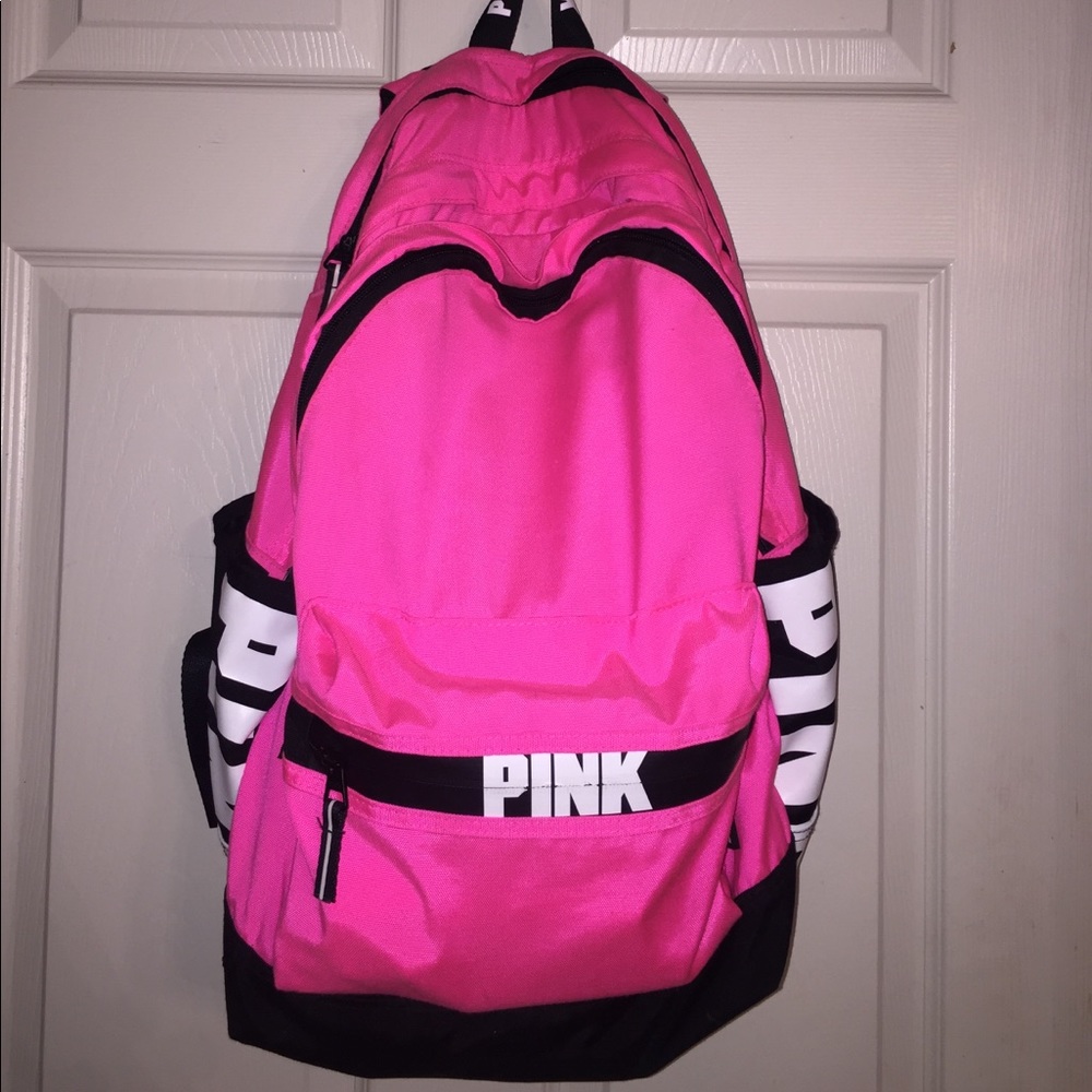 pink VS campus backpack