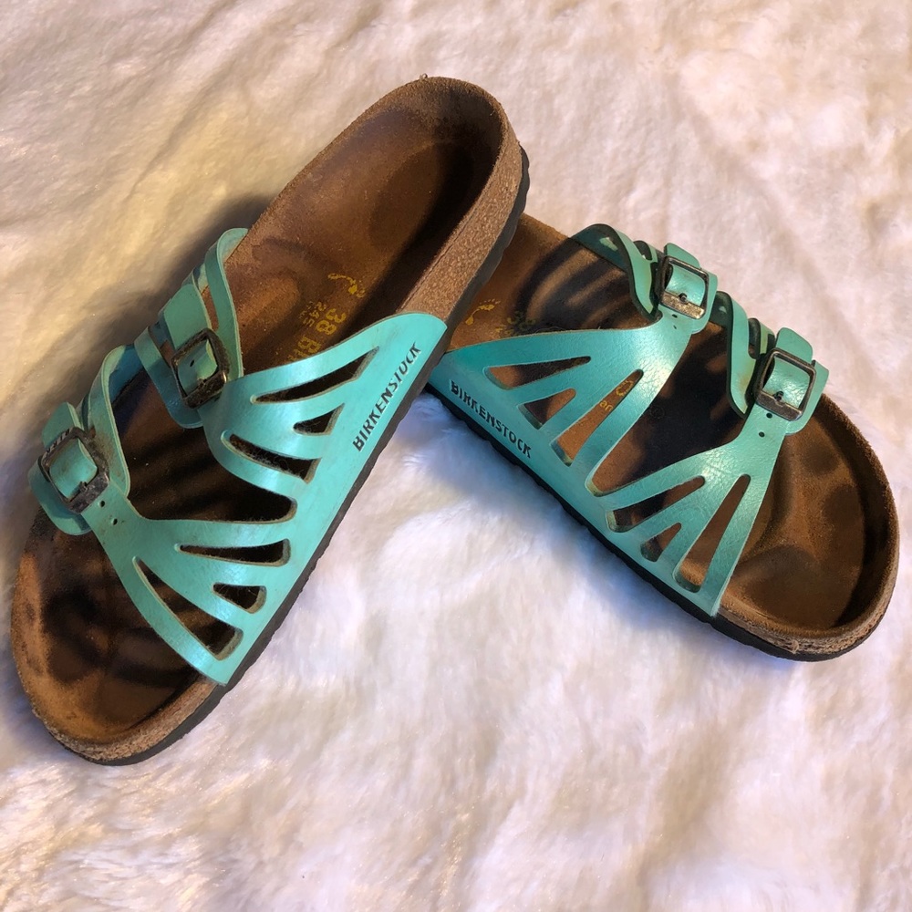 Turquoise Birkenstock Sandals