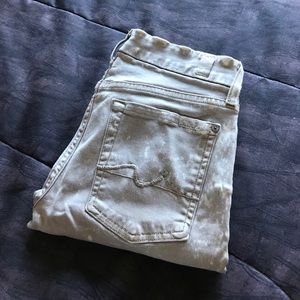 7 For All Mankind 'Gwenevere' Beige Acid Jeans