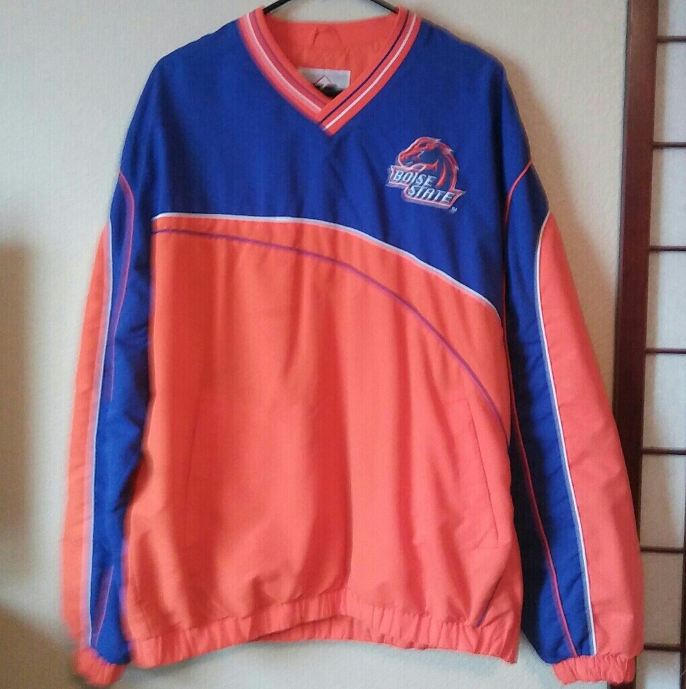 BSU Boise State Rain/Sweatshirt- Large