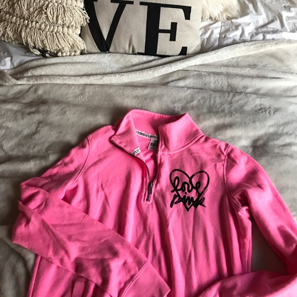Victoria’s Secret PINK 3/4 Zip Sweatshirt