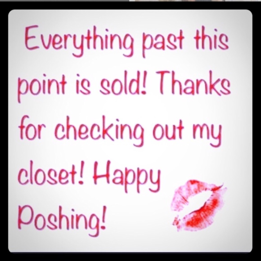 Everything past this point is sold!