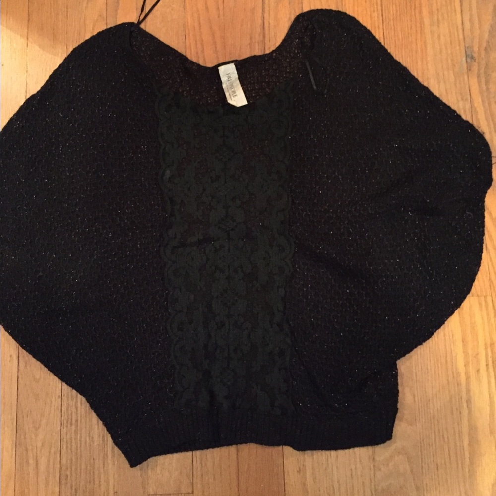Free people black sweater