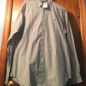 Grey Mens Slim Oxford